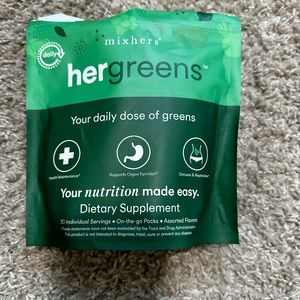 MixHers HerGreens Individual Packets- Mint Limeade